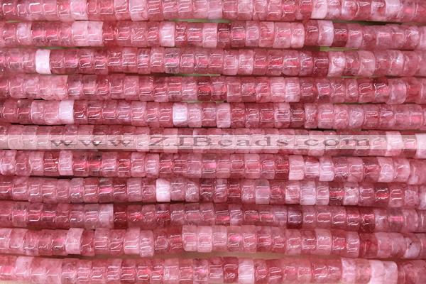 ROND38 15 inches 2*4mm heishi jade gemstone beads