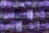 ROND53 15 inches 2*4mm heishi amethyst gemstone beads