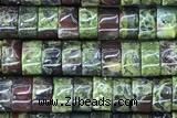 ROND60 15 inches 2*4mm heishi dragon blood jasper gemstone beads