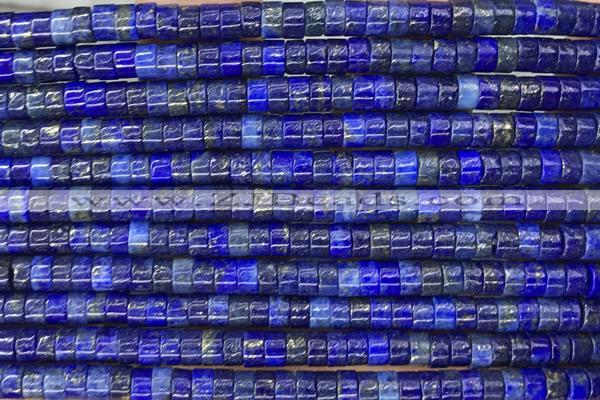 ROND63 15 inches 2*4mm heishi lapis lazuli gemstone beads