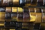 ROND81 15 inches 2*4mm heishi yellow tiger eye gemstone beads