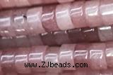 ROND84 15 inches 2*4mm heishi jade gemstone beads