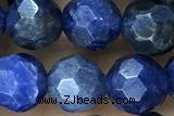 SODA01 15 inches 8mm faceted round sodalite gemstone beads