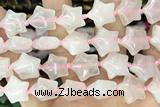 STAR01 15 inches 16mm star rose quartz gemstone beads