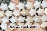 STAR03 15 inches 16mm star pink aventurine gemstone beads