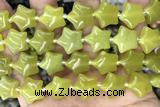 STAR13 15 inches 16mm star Korean jade gemstone beads