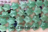 STAR14 15 inches 16mm star green aventurine gemstone beads