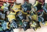 STAR36 15 inches 20mm star yellow tiger eye beads
