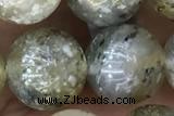 SUNS03 15 inches 10mm round silver sunstone gemstone beads
