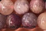 TPUR06 15 inches 8mm round tourmaline gemstone beads