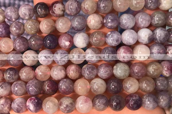 TPUR06 15 inches 8mm round tourmaline gemstone beads