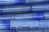 TUBE18 15 inches 4*13mm tube blue aventurine gemstone beads