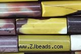 TUBE22 15 inches 4*13mm tube mookaite gemstone beads