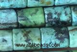 TUBE64 15 inches 6*8mm tube african turquoise gemstone beads