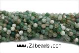 AGAT219 15 inches 8mm round green sakura agate gemstone beads