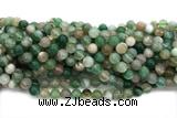 AGAT220 15 inches 10mm round green sakura agate gemstone beads