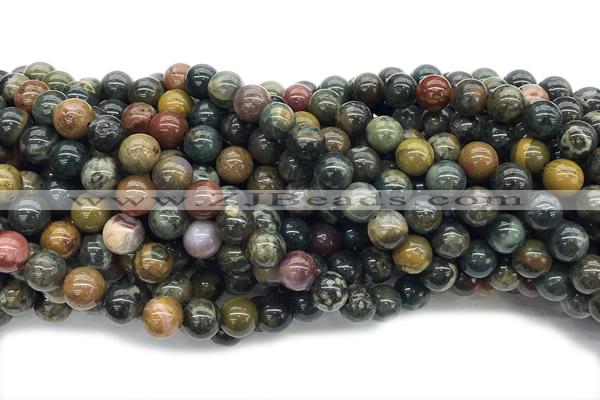 AGAT231 15 inches 8mm round ocean agate gemstone beads