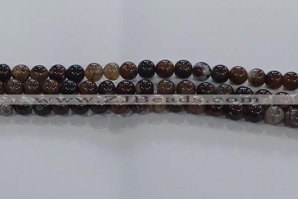 CAA1038 15.5 inches 10mm round dragon veins agate beads wholesale