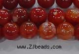 CAA1048 15.5 inches 10mm round dragon veins agate beads wholesale