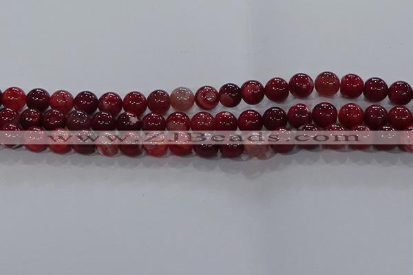 CAA1053 15.5 inches 10mm round dragon veins agate beads wholesale