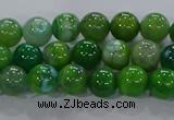 CAA1066 15.5 inches 6mm round dragon veins agate beads wholesale