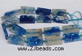 CAA1168 15.5 inches 22*40mm rectangle sakura agate gemstone beads