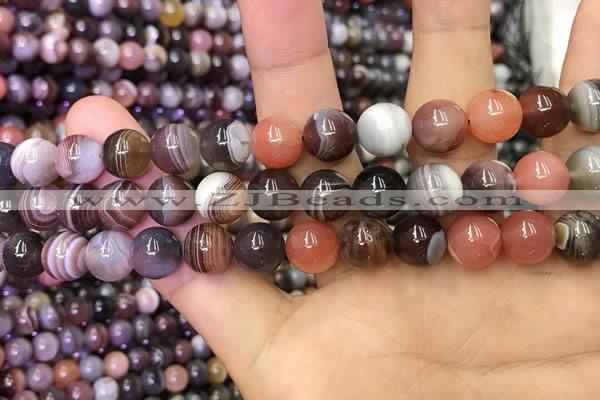 CAA1253 15.5 inches 10mm round Botswana agate beads wholesale