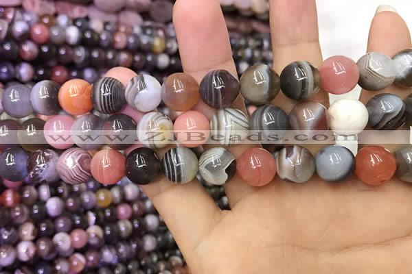 CAA1254 15.5 inches 12mm round Botswana agate beads wholesale