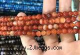 CAA1567 15.5 inches 6mm round banded agate beads wholesale