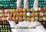 CAA1609 15.5 inches 6mm round banded agate beads wholesale