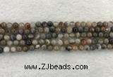 CAA1811 15.5 inches 6mm round banded agate gemstone beads