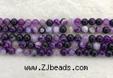 CAA1872 15.5 inches 8mm round banded agate gemstone beads