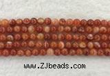 CAA1902 15.5 inches 8mm round banded agate gemstone beads