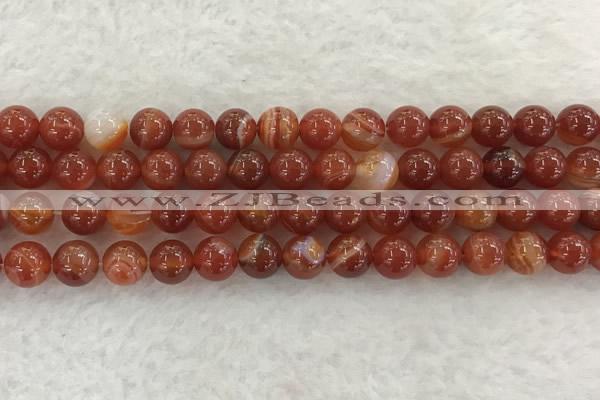 CAA1903 15.5 inches 10mm round banded agate gemstone beads