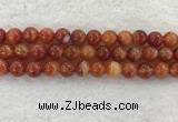 CAA1905 15.5 inches 14mm round banded agate gemstone beads