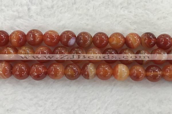 CAA1906 15.5 inches 16mm round banded agate gemstone beads