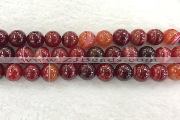 CAA1926 15.5 inches 16mm round banded agate gemstone beads