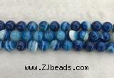 CAA1935 15.5 inches 14mm round banded agate gemstone beads