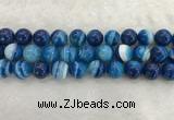 CAA1936 15.5 inches 16mm round banded agate gemstone beads