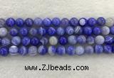 CAA1944 15.5 inches 12mm round banded agate gemstone beads