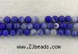 CAA1945 15.5 inches 14mm round banded agate gemstone beads