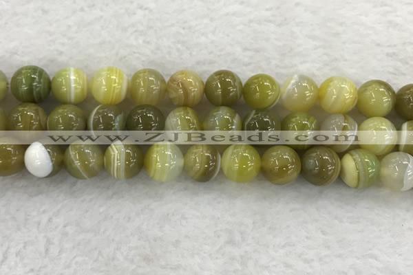 CAA1956 15.5 inches 16mm round banded agate gemstone beads