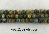 CAA1965 15.5 inches 14mm round banded agate gemstone beads