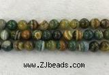 CAA1966 15.5 inches 16mm round banded agate gemstone beads