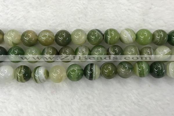 CAA1986 15.5 inches 16mm round banded agate gemstone beads