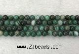 CAA1992 15.5 inches 8mm round banded agate gemstone beads