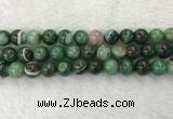 CAA1995 15.5 inches 14mm round banded agate gemstone beads