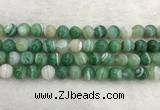 CAA2004 15.5 inches 12mm round banded agate gemstone beads