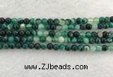 CAA2011 15.5 inches 6mm round banded agate gemstone beads