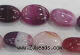 CAA207 15.5 inches 15*20mm oval madagascar agate beads wholesale